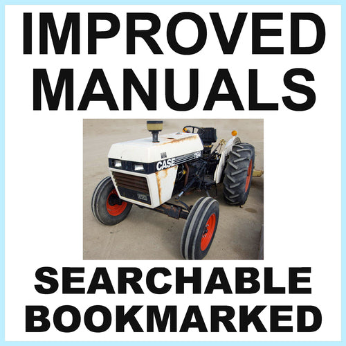 Case David Brown 1194 Tractor Factory Service Repair Manual & Shop Manual & Illustrated Parts Catalog Manual - IMPROVED - DOWNLOAD
