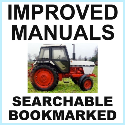 Case David Brown 1290 Tractor Factory Service Repair Manual & Shop Manual & Illustrated Parts Catalog Manual - IMPROVED - DOWNLOAD