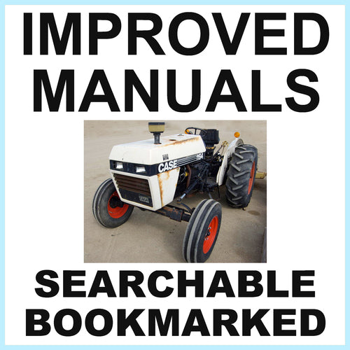 Case David Brown 1494 Tractor Factory Service Repair Manual & the Shop Manual - IMPROVED - DOWNLOAD