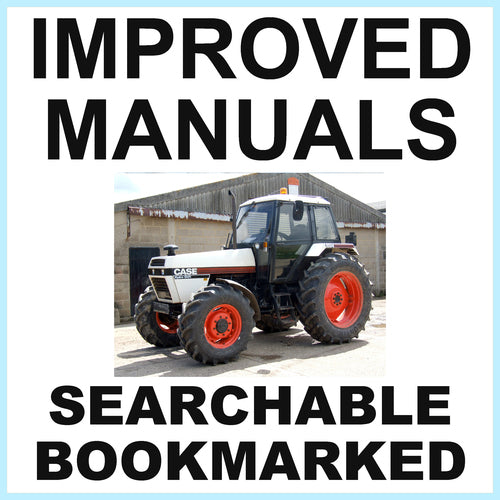 Case David Brown 1594 Tractor Factory Service Repair Manual & Shop Manual & Illustrated Parts Catalog Manual - IMPROVED - DOWNLOAD