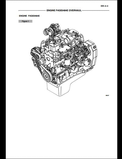 Case F4GE0484E F4GE0684F F4HE0684J Engine Workshop Service Repair Manual