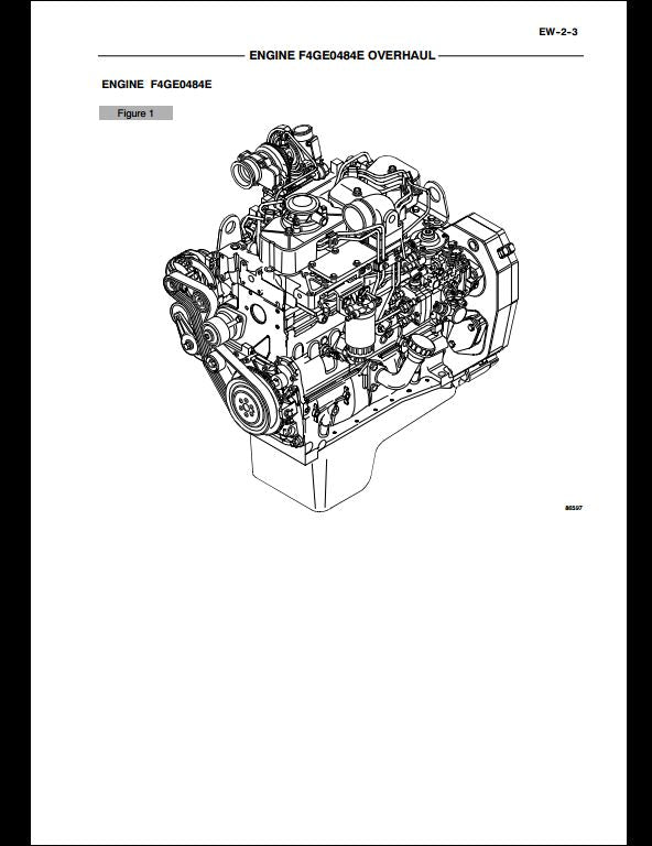 Case F4GE0484E F4GE0684F F4HE0684J Engine Workshop Service Repair Manual