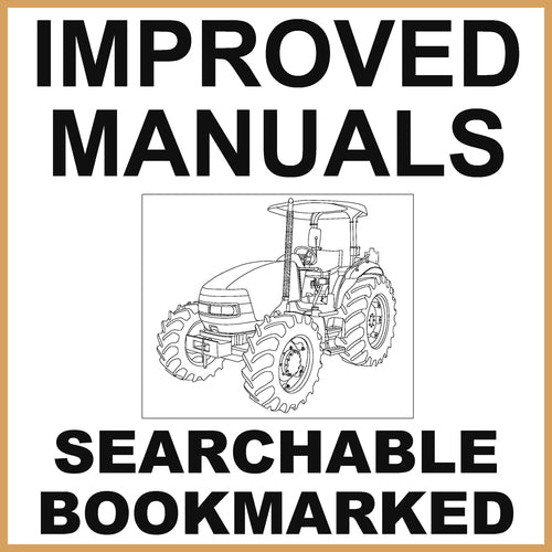 Case Factory JX90 Tractor Service Repair Manual & Operators Instruction Manual - IMPROVED - DOWNLOAD