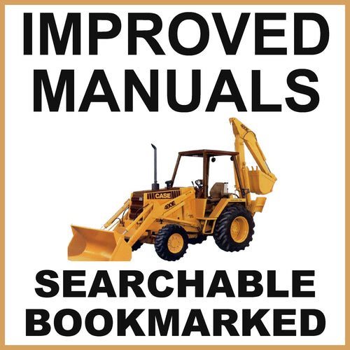 Case IH 480E LL Loader Landscaper Service Repair Manual & Operators Owner Instruction Manual & Parts Catalog Manual- IMPROVED - DOWNLOAD