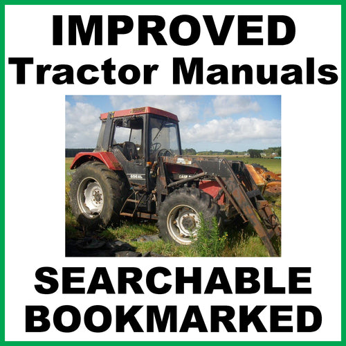 Case IH 856XL 856 XL Tractor Service Manual & Parts Catalog - IMPROVED - DOWNLOAD