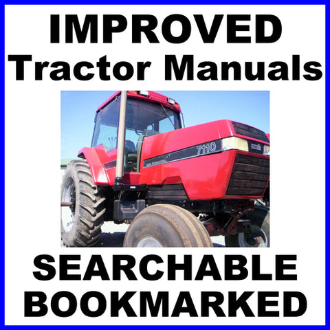 Case IH International 7110 Tractor Service Repair & Operator Manual -2- MANUALS - IMPROVED - DOWNLOAD