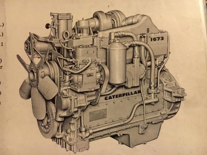 Caterpillar 1673 TRUCK ENGINE Spare Parts Catalog Manual 74B