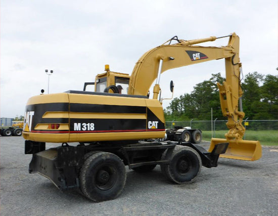 Caterpillar M318 Wheeled Excavator Full Complete Service Repair Manual
