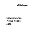 Challenger 4300 Pickup Header Service Manual Download