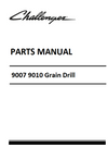 Challenger 9007 9010 Grain Drill Parts Manual Instant Download