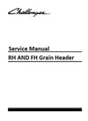 Challenger RH AND FH Grain Header Service Manual Download