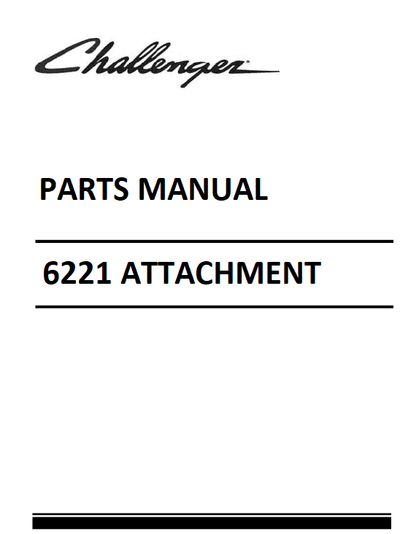 Challenger 6221 Attachment Parts Manual Instant Download