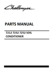 Challenger 7212 7232 7252 Soil Conditioner Parts Manual Instant Download