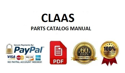 CLAAS ERGOS 466-436 TRACTOR PARTS CATALOG MANUAL SN CT52G3001 - CT52G9999