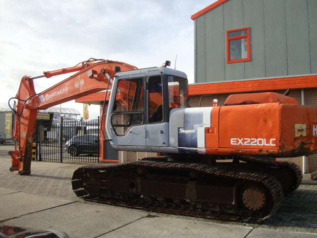 Download Hitachi EX220LC-2 Excavator (Em15b-1-3) Operator Manual Sn 08 ...