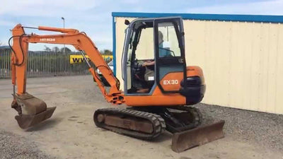 DOWNLOAD HITACHI EX30-2 Excavator (EM1BE-1-4) 1AE Operator Manual SN 003501-UP