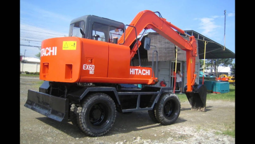 DOWNLOAD HITACHI EX60WD-2 WHEELED EXCAVATOR (EM10R-1-2) Operator Manual SN 01257-UP