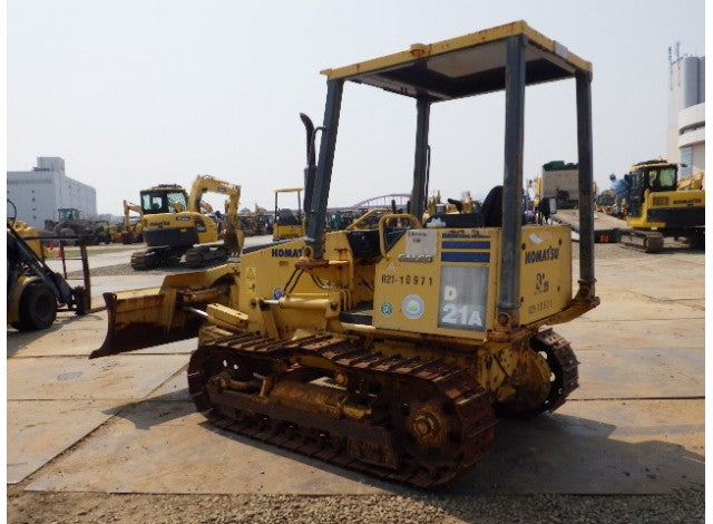 DOWNLOAD KOMATSU D21A-8 (US) BULLDOZER PARTS CATALOG MANUAL SN 83001 -UP (Overseas Version)