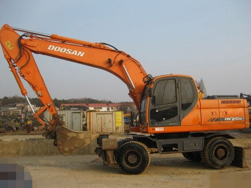 Daewoo Doosan DX210W Wheel Excavator Shop Service Repair Manual