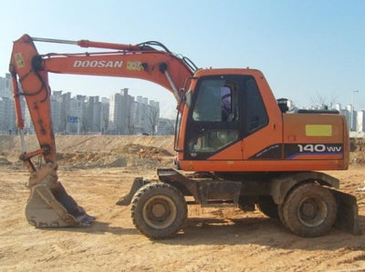 Daewoo Doosan Solar 140W-V, 160W-V Wheel Excavator Shop Service Repair Manual