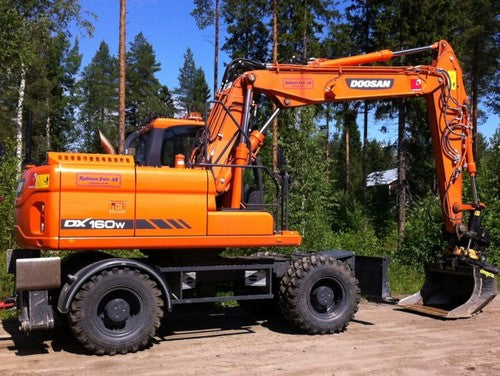 Deawoo Doosan DX140W DX160W Excavator Shop Service Repair Manual