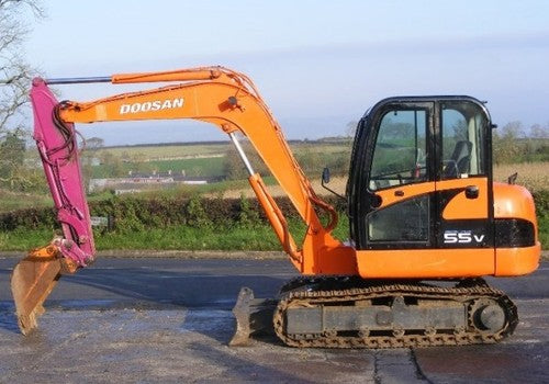 Deawoo Doosan Solar 55-V Plus Excavator Shop Service Repair Manual