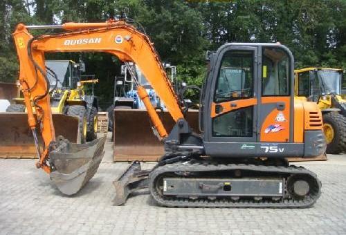 Deawoo Doosan Solar 75-V Excavator Shop Service Repair Manual