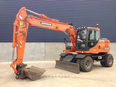 Doosan DX140W Wheel Excavator Hydraulic Mech Engine Schematic Diagram Manual