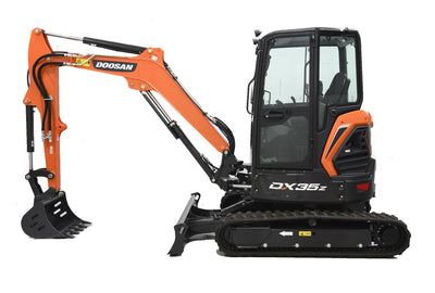 Doosan DX35Z Mini Excavator Service Shop Manual K1025197E