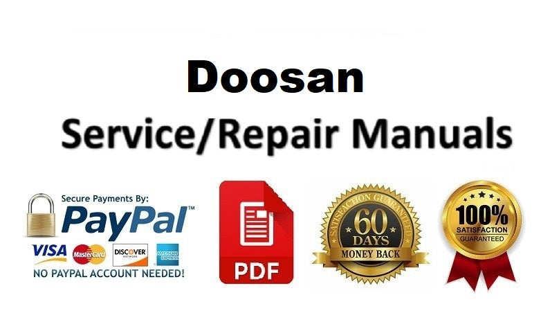 Doosan M250-3 ZF1 Wheel Loader Service Shop Manual
