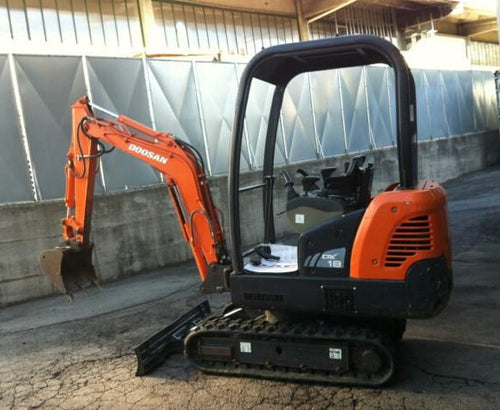 Doosan DX15, DX18 Excavator Shop Service Repair Manual SN: 40001 and Up