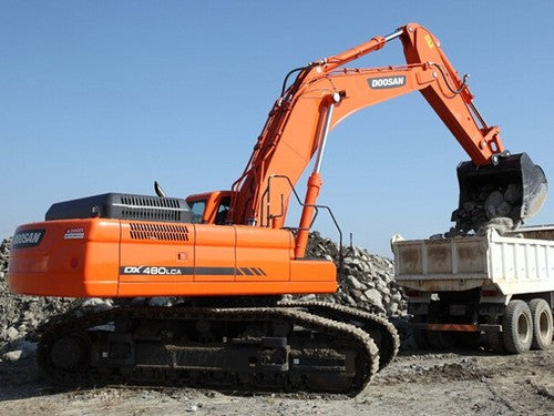Doosan DX480LCA DX500LCA Excavator Shop Service Repair Manual