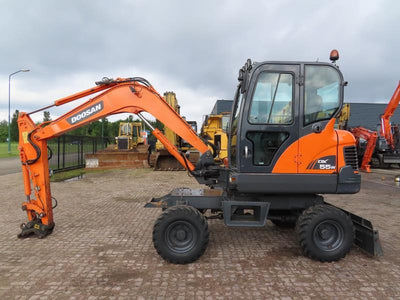 Doosan DX55W Wheel Excavator Shop Service Repair Manual