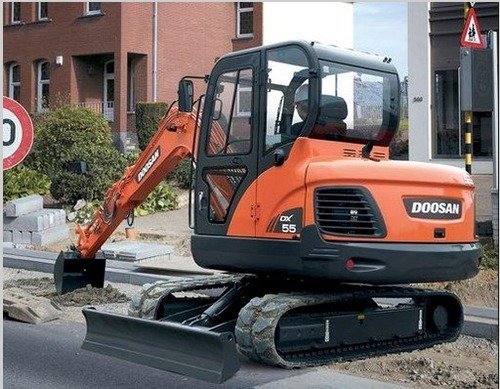 Doosan DX55 Excavator Shop Service Repair Manual