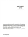 Doosan Solar 290LC-V Crawled Excavator Workshop Service Repair Manual