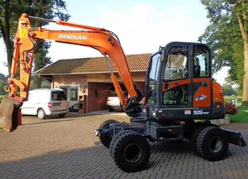 Doosan Solar 55W-V Plus Wheeled Excavator Workshop Service Repair Manual