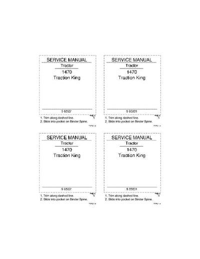 Download Case 1470 Tractor Workshop Service Repair Manual 9-85831