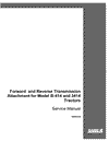 Download Case IH B-414 and 3414 Forword and Reverse Transmission Attachment Tractor Service Repair Manual GSS1334