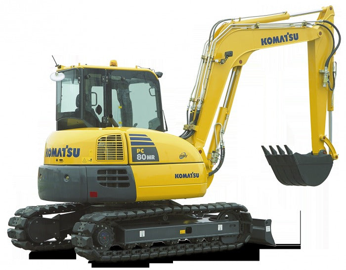 Download Komatsu PC80MR-5 (Italy) Hydraulic Excavator Parts Catalog Manual SN F50003 AND UP