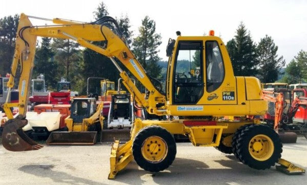 Download Komatsu PW110R-1 (Italy) Hydraulic Excavator Parts Catalog Manual SN 2260010122-Up