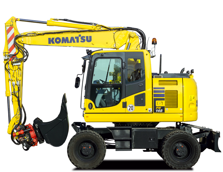 Download Komatsu PW148-8 (GERMAN) Wheeled Excavator Parts Catalog Manual SN HS0051-UP