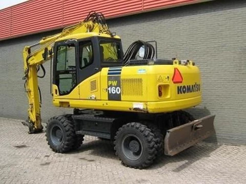 Download Komatsu PW160-7K (ENG) Hydraulic Excavator Parts Catalog Manual SN K40001-UP