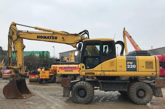 Download Komatsu PW220-7E0 (GERMAN) Wheeled Excavator Parts Catalog Manual SN H65051-UP