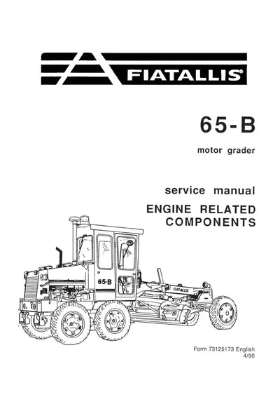 New Holland 65-B Motor Grader Engine Related Components Service Repair Manual 73125173