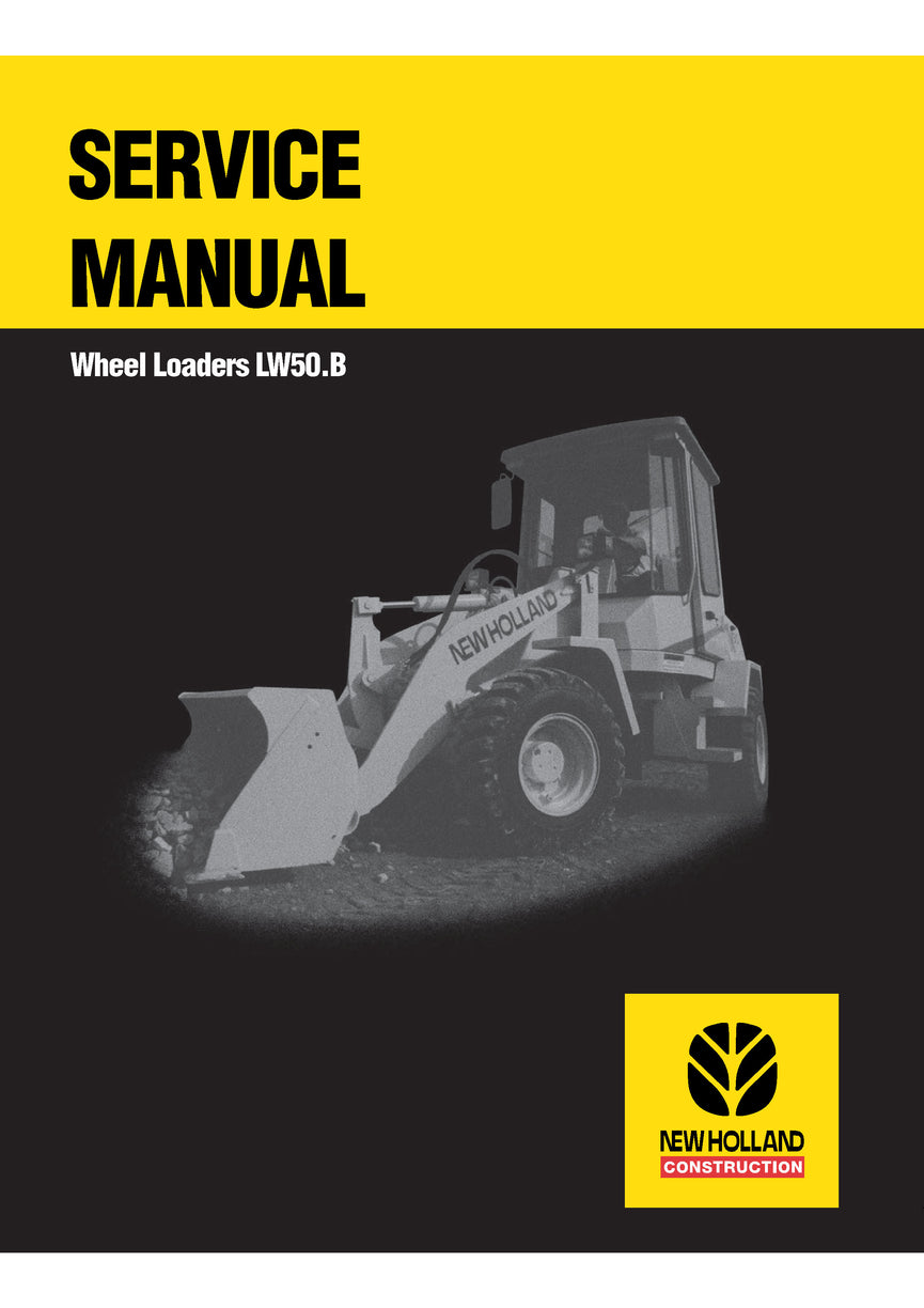 New Holland LW50.B Wheel Loader Service Repair Manual 73183078