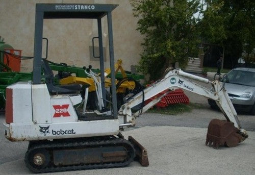Download Bobcat 220 Mini Excavator Workshop Service Repair Manual
