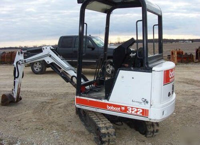 Download Bobcat 320, 322 Mini Excavator Workshop Service Repair Manual