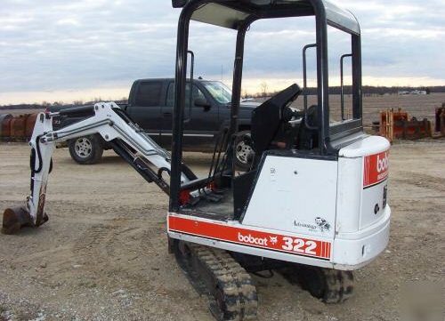 Download Bobcat 320, 322 Mini Excavator Workshop Service Repair Manual