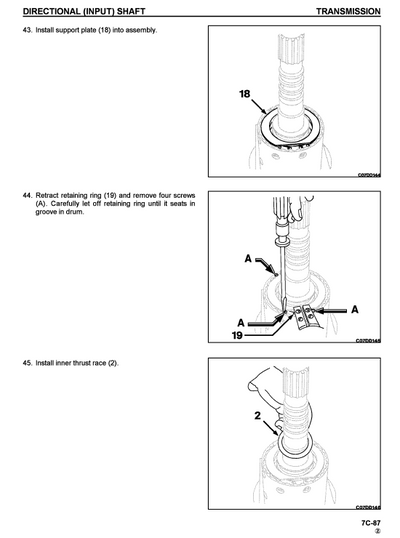 Download Komatsu Dresser TD7H, TD8H, TD9H Dozer Service Repair Shop Manual