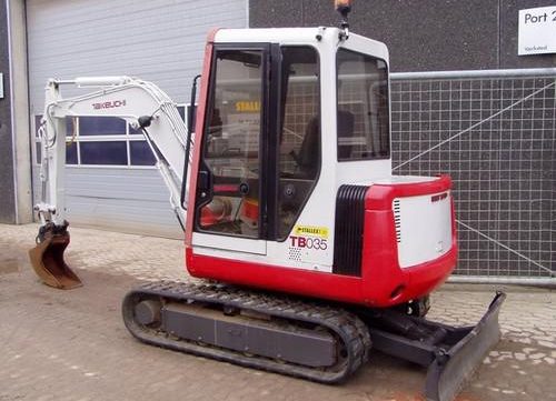 Download Takeuchi TB035 Mini Compact Excavator Workshop Parts Manual